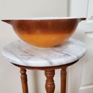 Vintage Pyrex “Coppertone” Mixing Bowl, excellent condition